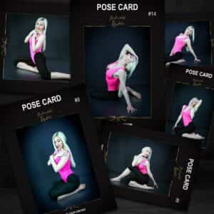 Photo poses for fashion, glamour and boudoir photography